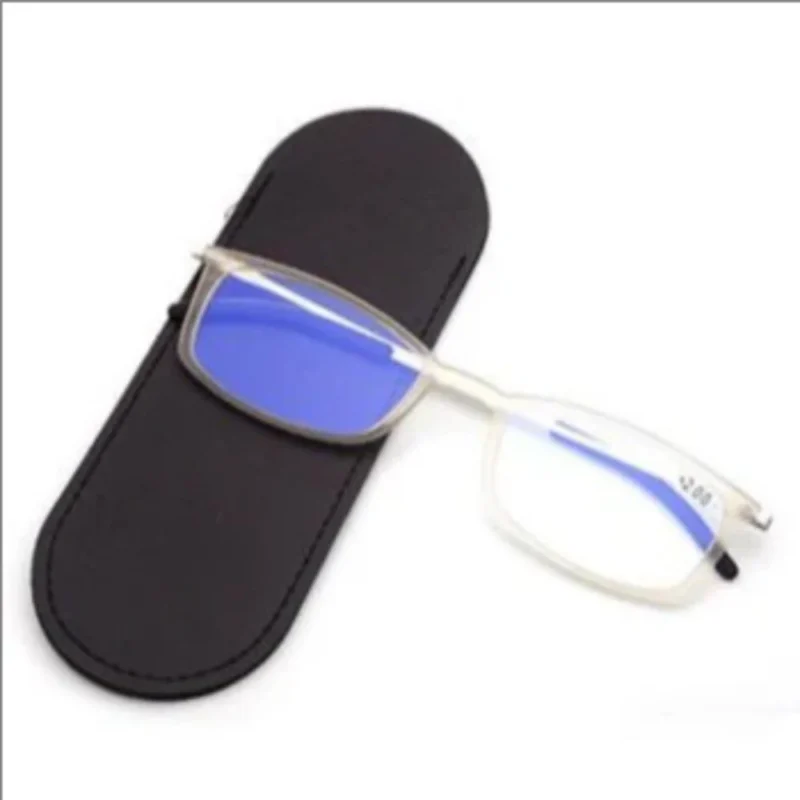 100 Eyewear Transparent Anti-Blue Lens +1.5 Glasses