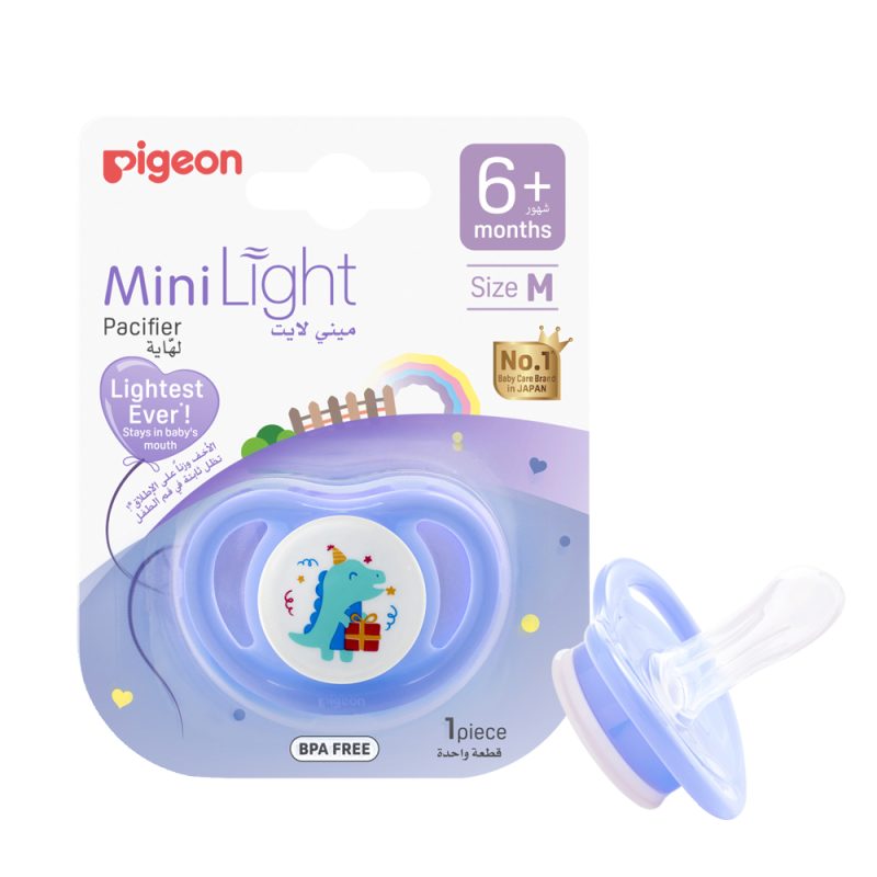 Pigeon Minilight Pacifier Blue +6 months