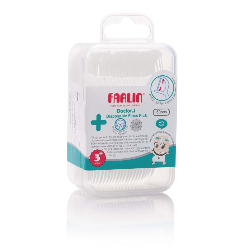 Farlin Disposable Floss Toothpick 3+ Years 50Pcs