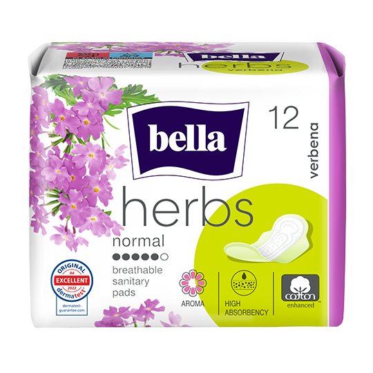 Bella Herbs With Verbena Sanitary Pads 12Pcs