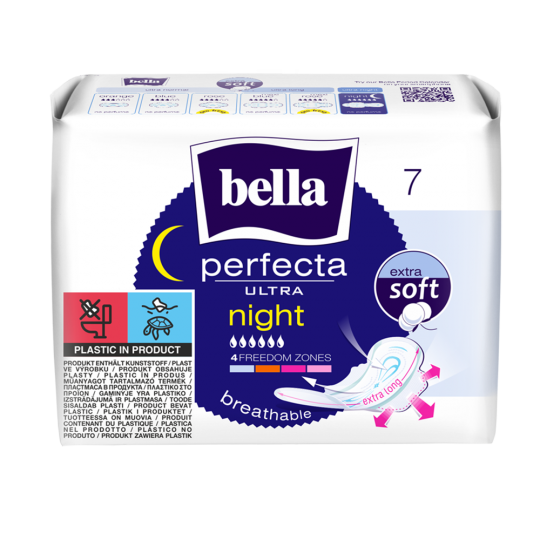 Bella Perfecta Ultra Night Extra Soft Pads 7Pcs