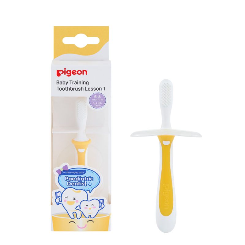 Pigeon Baby Training Toothbrush Lesson 1