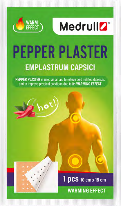 Medrull Pepper Plaster 10X18 Cm 1Pc