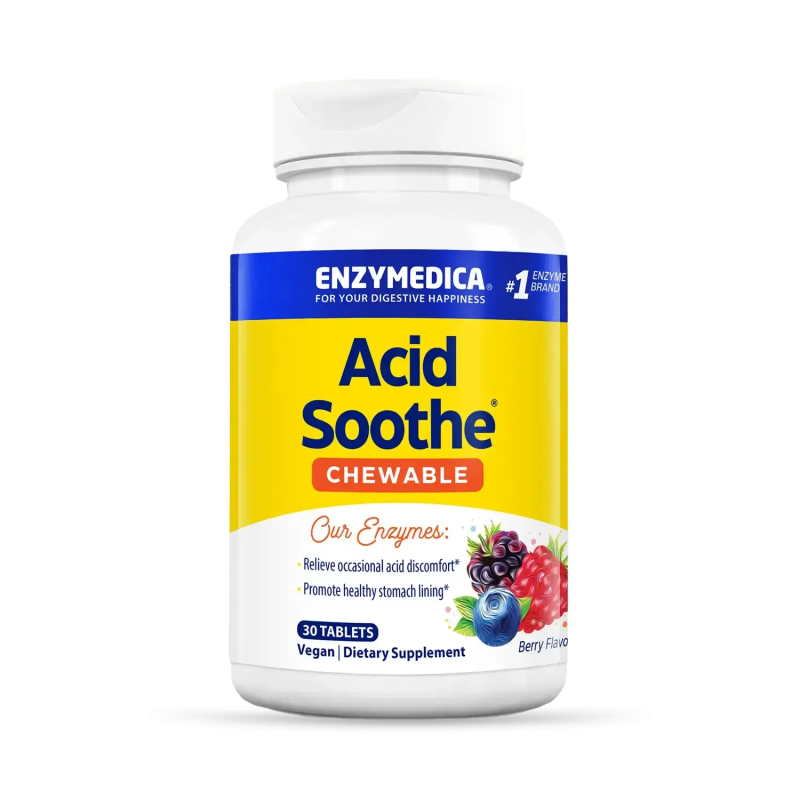 Enzymedica Acid Soothe 30 Chewable Tab