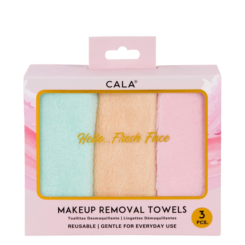 Cala Reusable Makeup Removal Towels 3Pcs