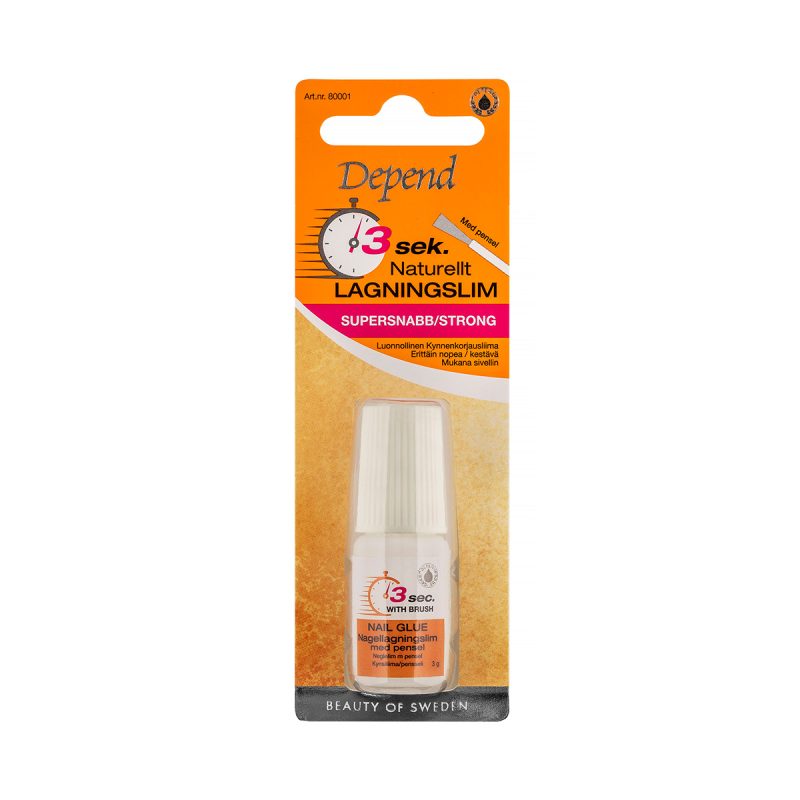 Depend 3 Sec. Natural Nail Glue With Brush