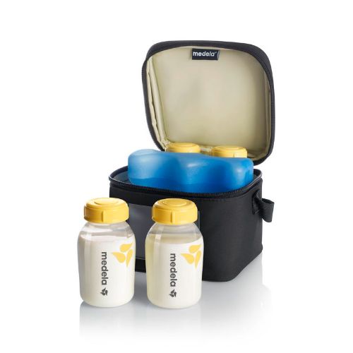 Medela Cooler Bag With 4 Breast Milk Bottles 150Ml