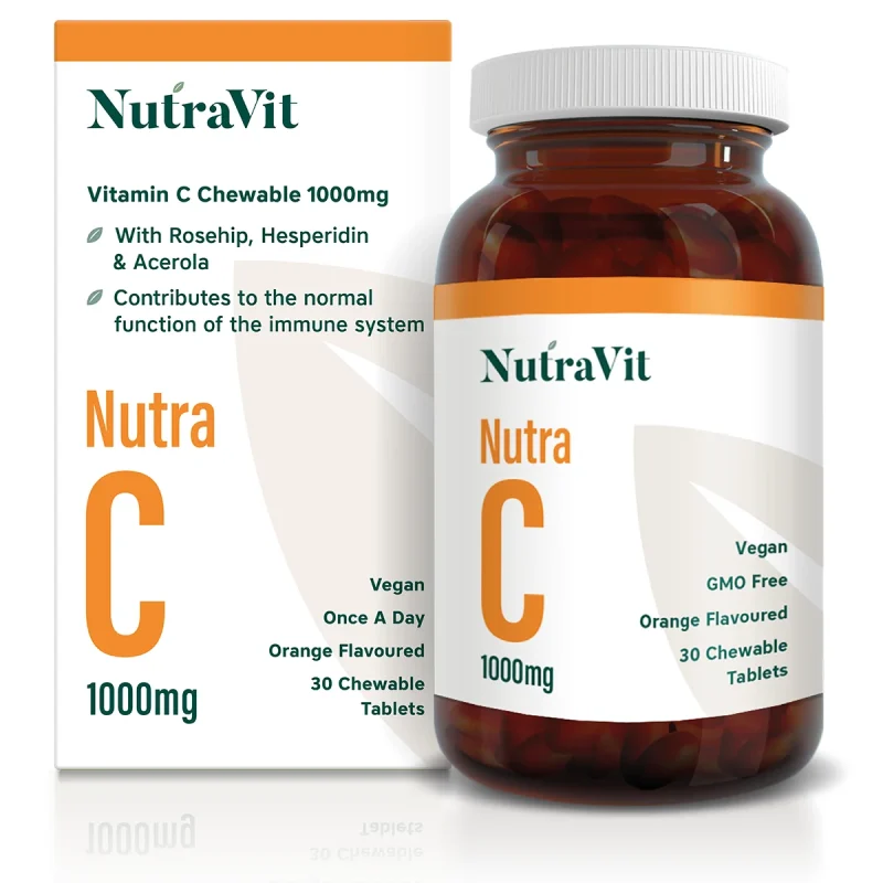 Nutra C – Chewable Immune And Nervous System 30 Tablets