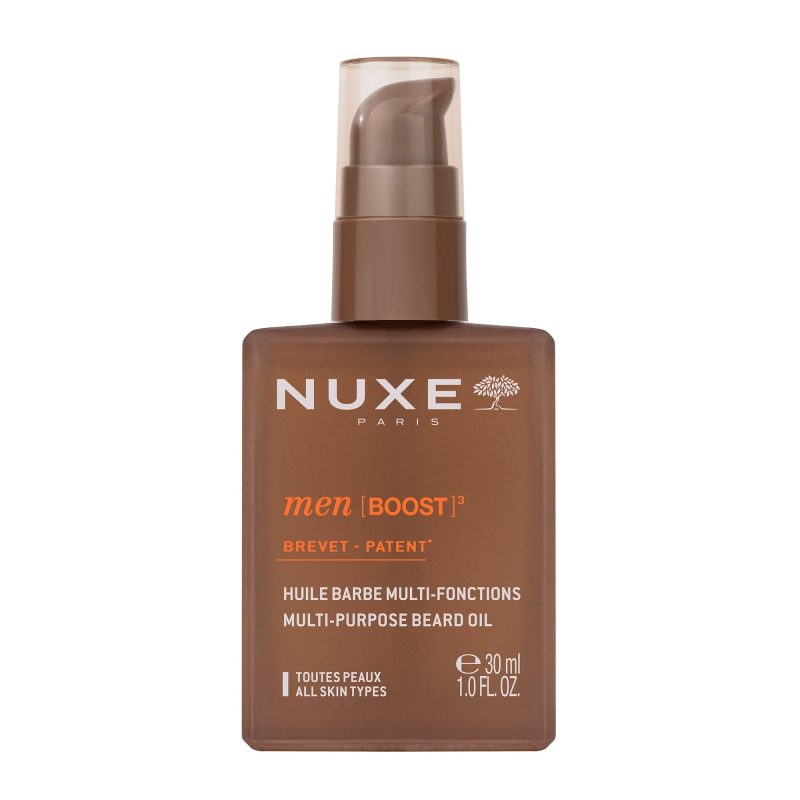 Nuxe [Boost]3 Multi-Purpose Beard Oil For Men - Suitable For All Skin Types 30Ml