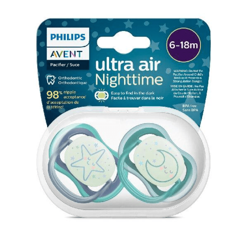 Philips Avent Soother Ultra Air Night Time (6-18M)