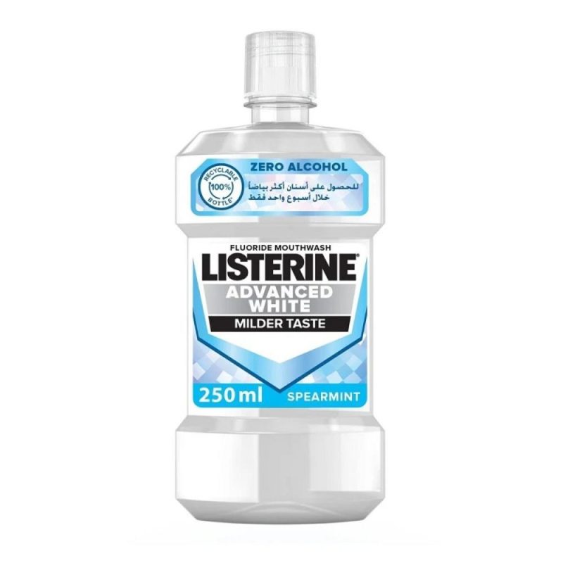 Listerine Advanced White Milder Taste Mouthwash 250ml