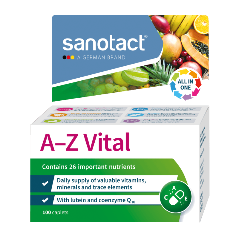 Sanotact A-z Vital Caplets 100's
