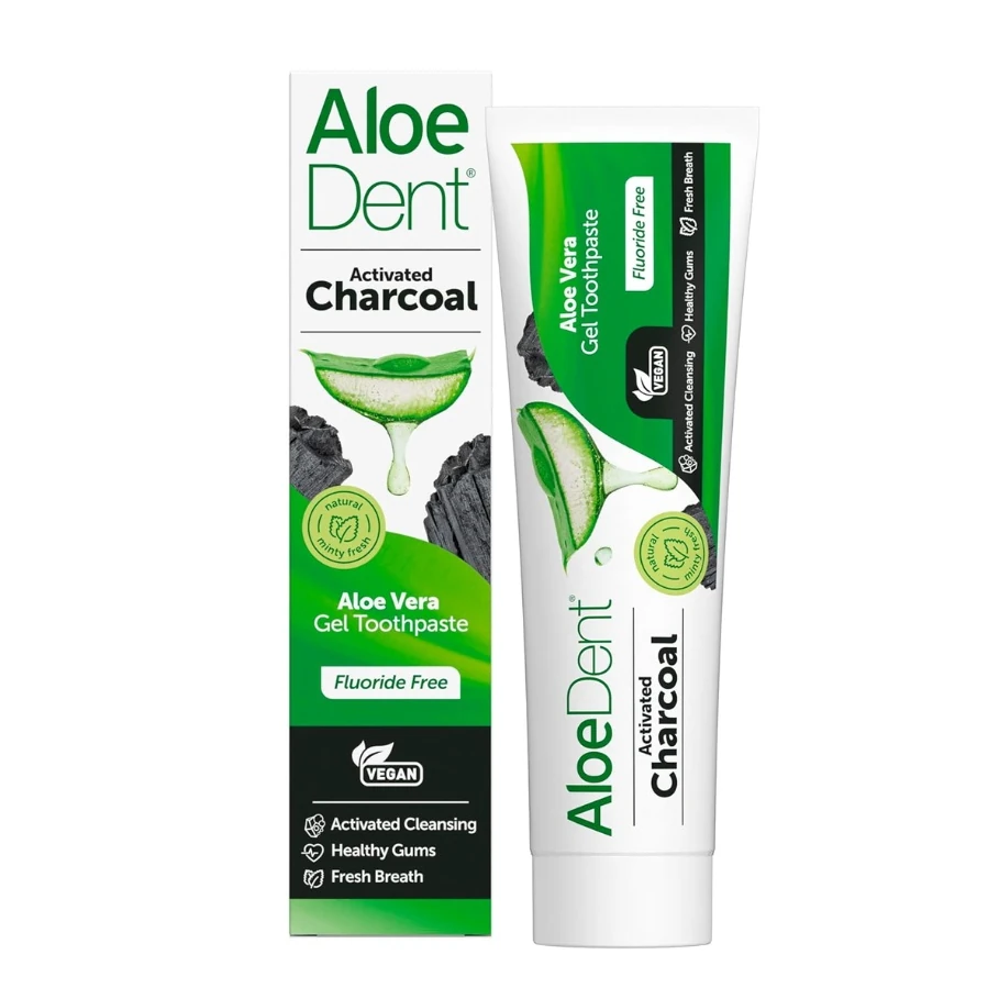 Alodent Charcoal And Aloe Vera Toothpaste – 100ml