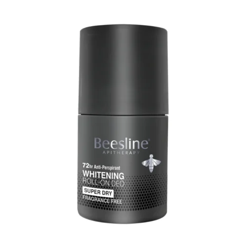 Beesline 72hr Whitening Super Dry Fragrance Free For Men Roll On Deodorant 50ml