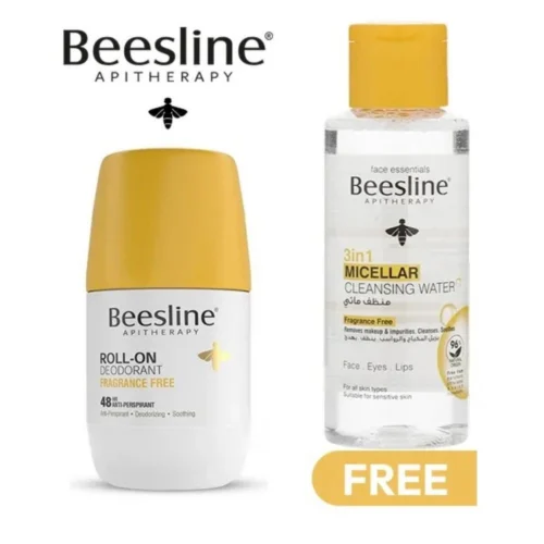 Beesline Natural Roll-on Deodorant Fragrance-free 50ml + Micellar Water 100ml