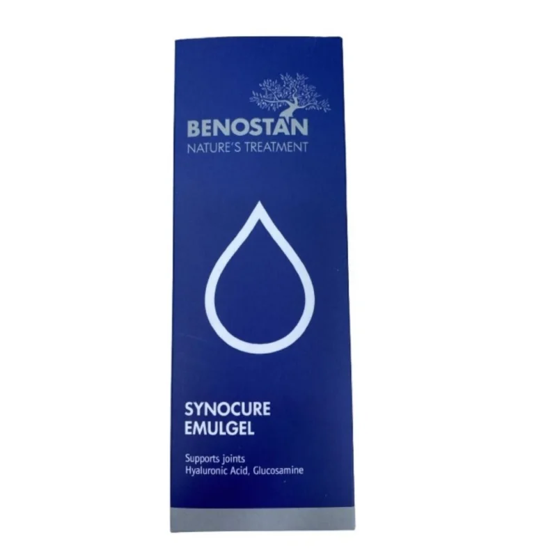 Benostan Synocure Emulgel Supports Joints (Hyaluronic Acid,Glucosamine)100ml