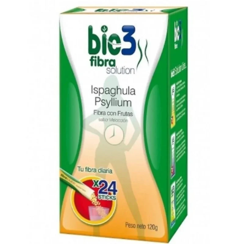 Bio3 Fiber Solution Peach Flavour 24 Sticks 5g