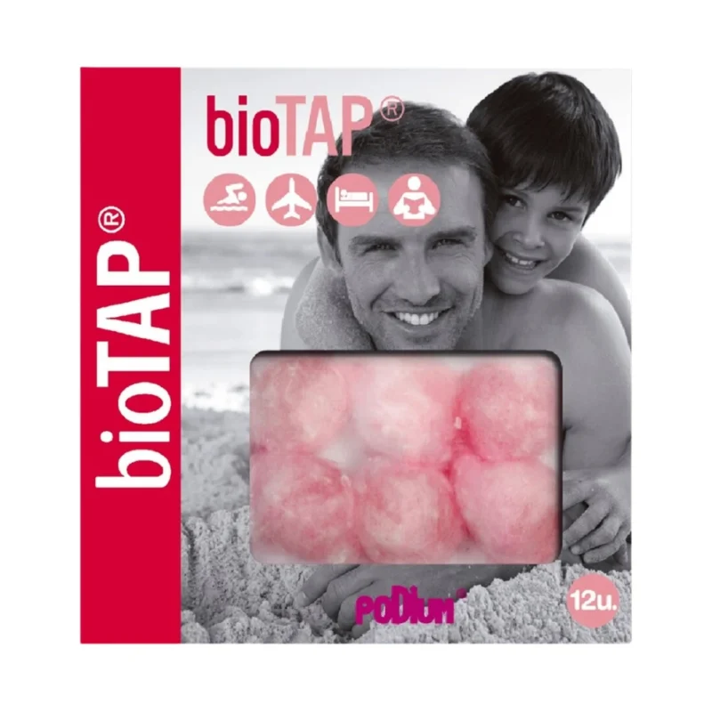 Biotap Ear Protector Wax With Cotton 12pcs