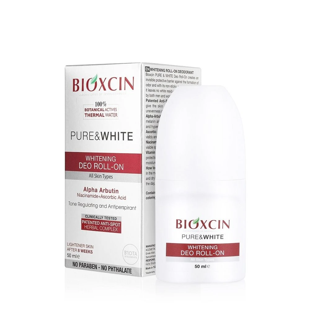 Bioxcin Pure & White Whitening Deo Roll-On – 50ml