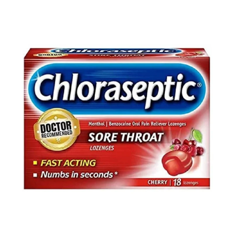 Chloraseptic Cherry Lozenges 18’s