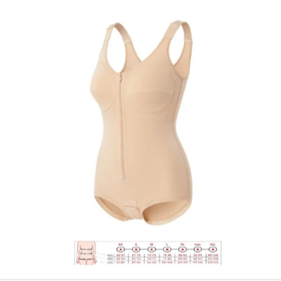 Corset Body Zipper 227 Beige (Xxxl)