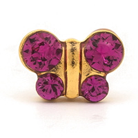 Caflon Fashion Sense Butterfly Fuschia Earring