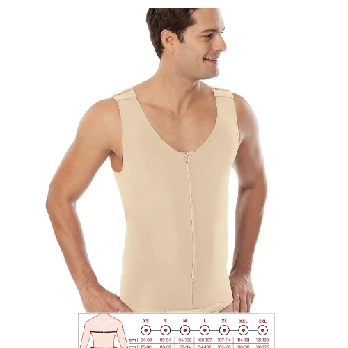 Male Body Corset 241 Beige (Xl)