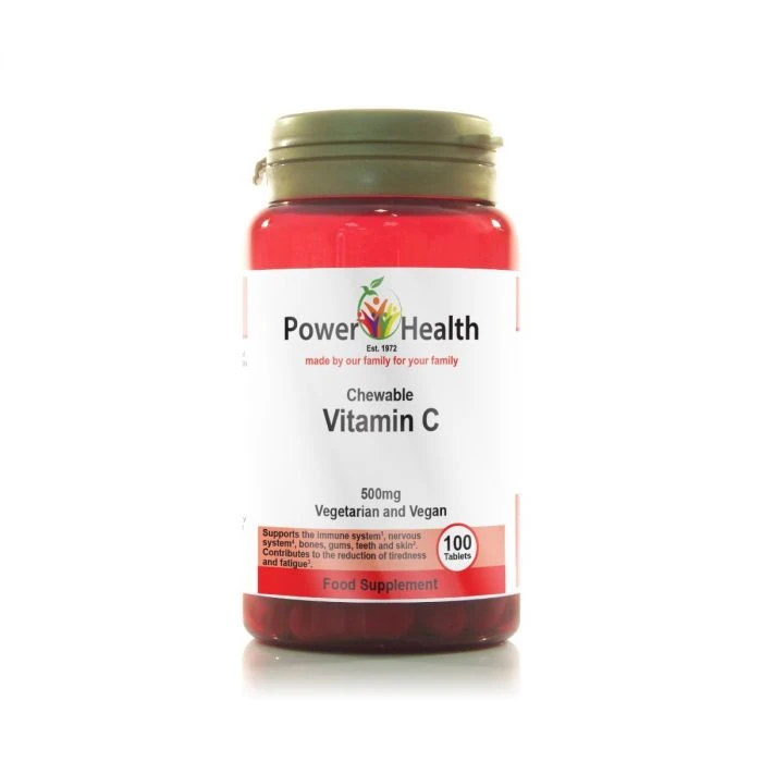 Power Health Vit C Chewable 500mg 60 Tab