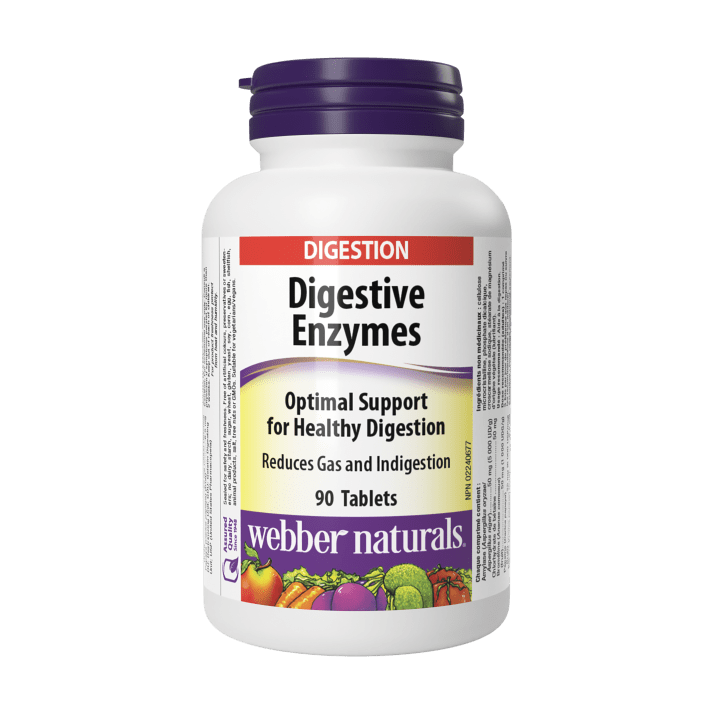 Webber Naturals Digestives Enzymes 90 Tab
