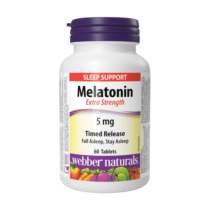 Webber Natural Melatonin Timed Release Tablet 5Mg 60's