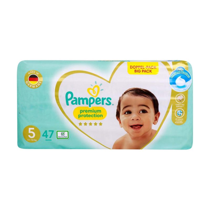 Pampers Premium Protection Size Five 47 Diapers