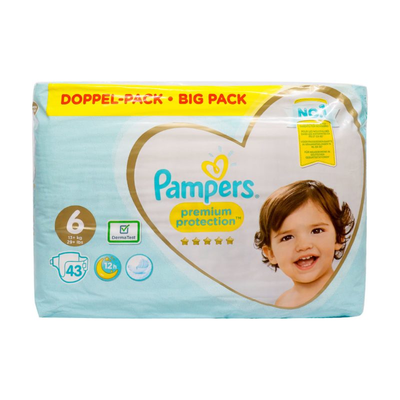 Pampers Premium Protection Diapers Size 6 43pcs