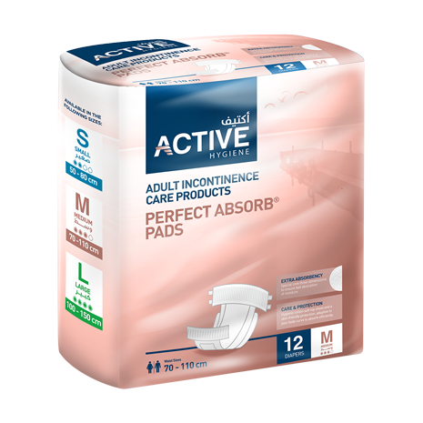 Active Diapers Medium Size 12Pcs