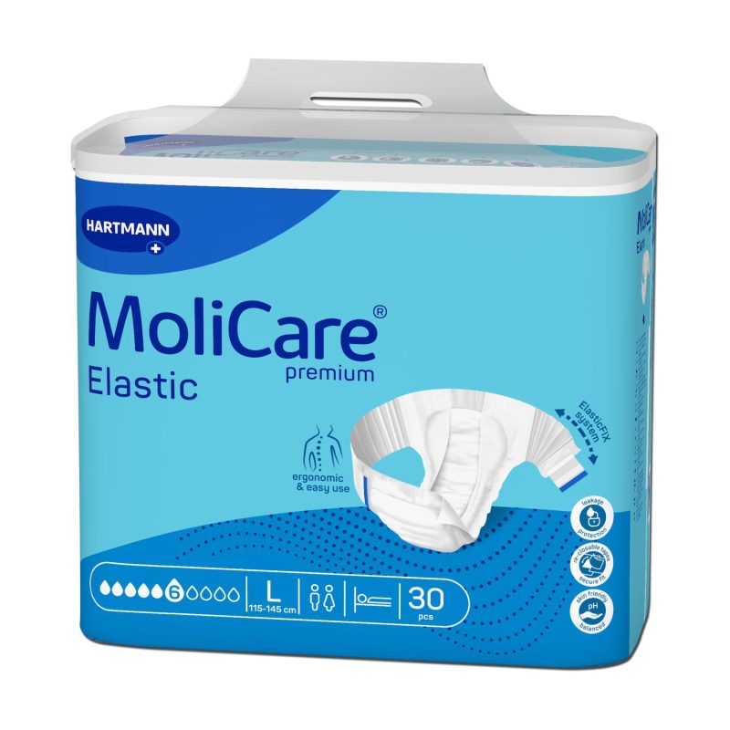 Molicare Premium Elastic Adult Diapers Large 30Pcs