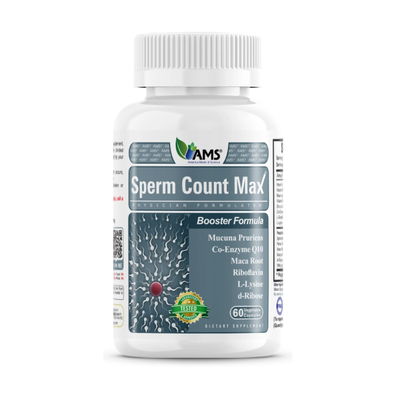 Ams Sperm Count Max Booster Formula 60 Cap