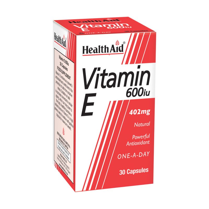 Health Aid E 600 I.U 30 Cap