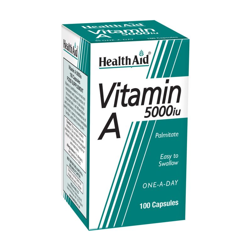 Health Aid A 5000 I.u 100 Tablets