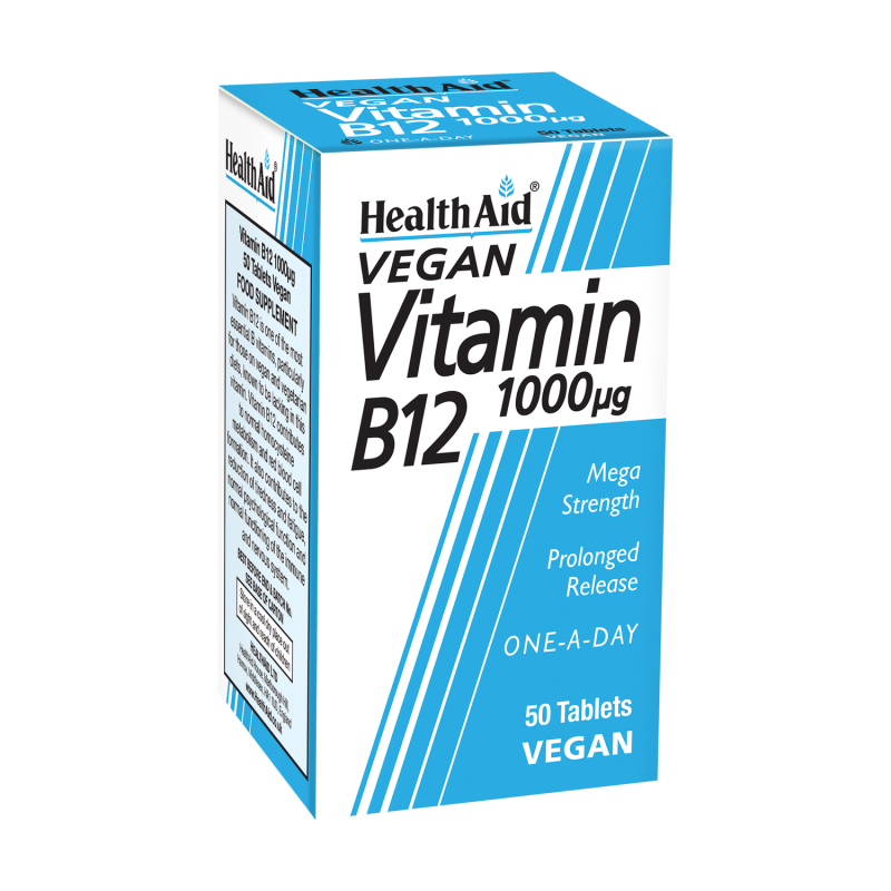 Health Aid B 12 1000 Mg 50 Tablets