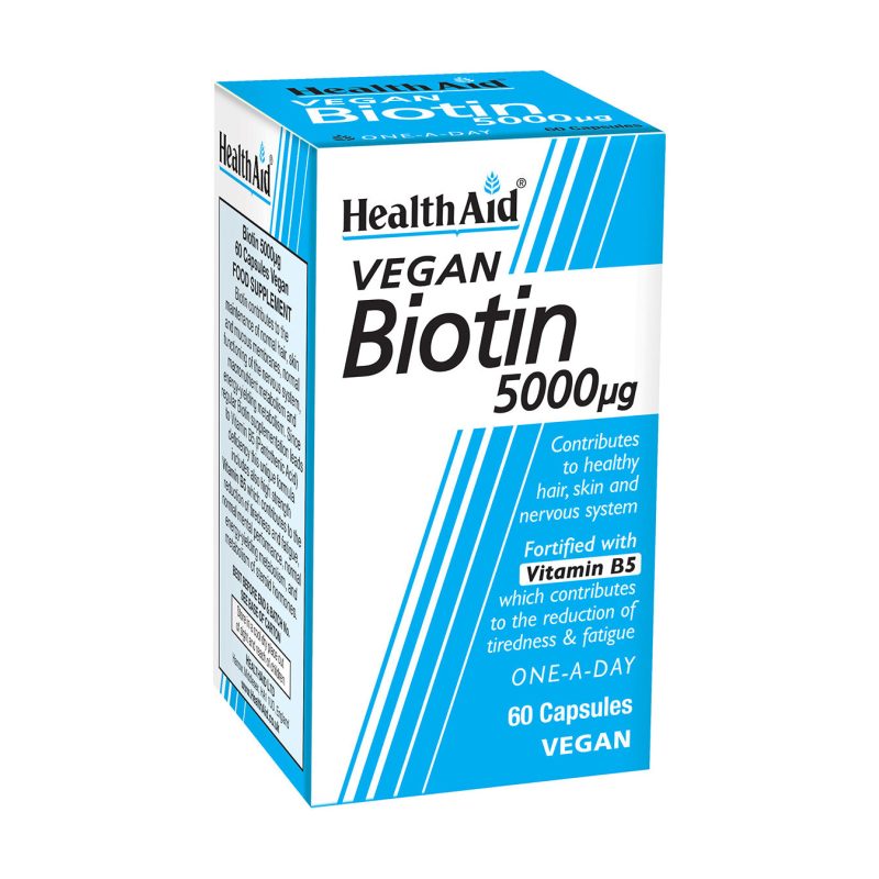 Health Aid Biotin 5000 Mg 60 Cap
