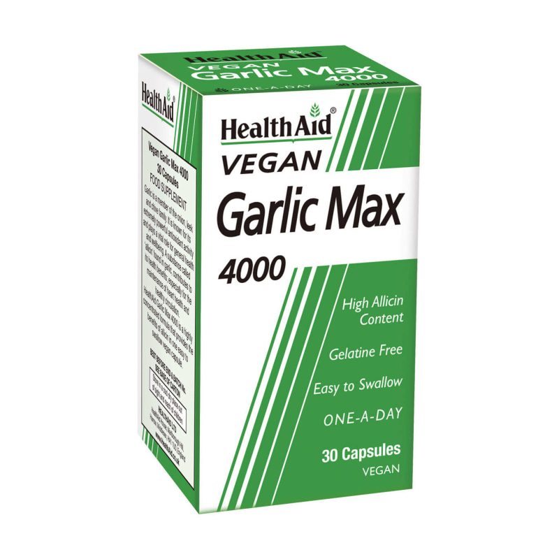 Health Aid Garlic Max 4000 30 Tablets