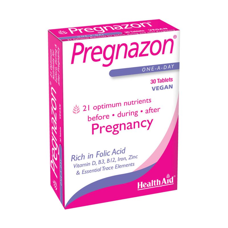 Health Aid Pregnazon 30 Tablets