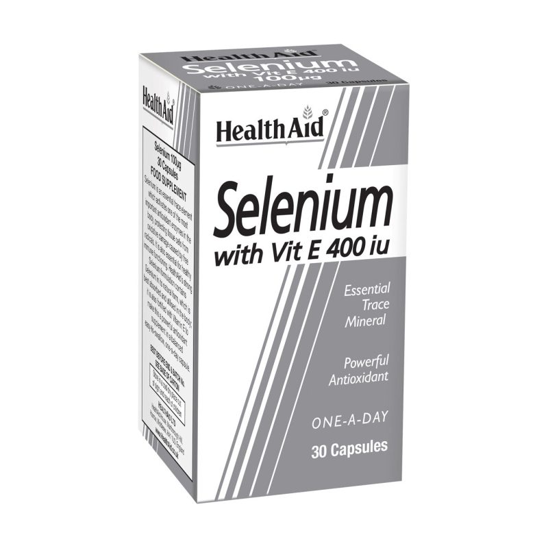 Health Aid Selenium Plus Vitamin E 400 30 Capsules