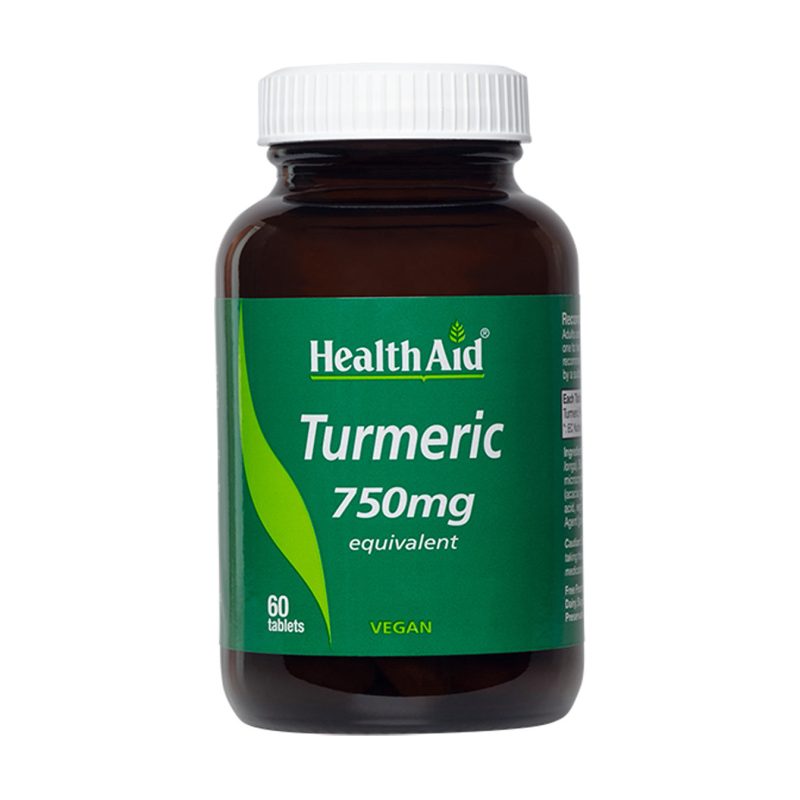 Health Aid Turmeric 750 Mg 60 Tab