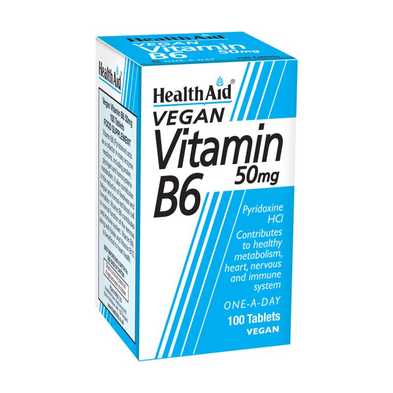 Health Aid Vitamin B 6 50 Mg 100 Tablets