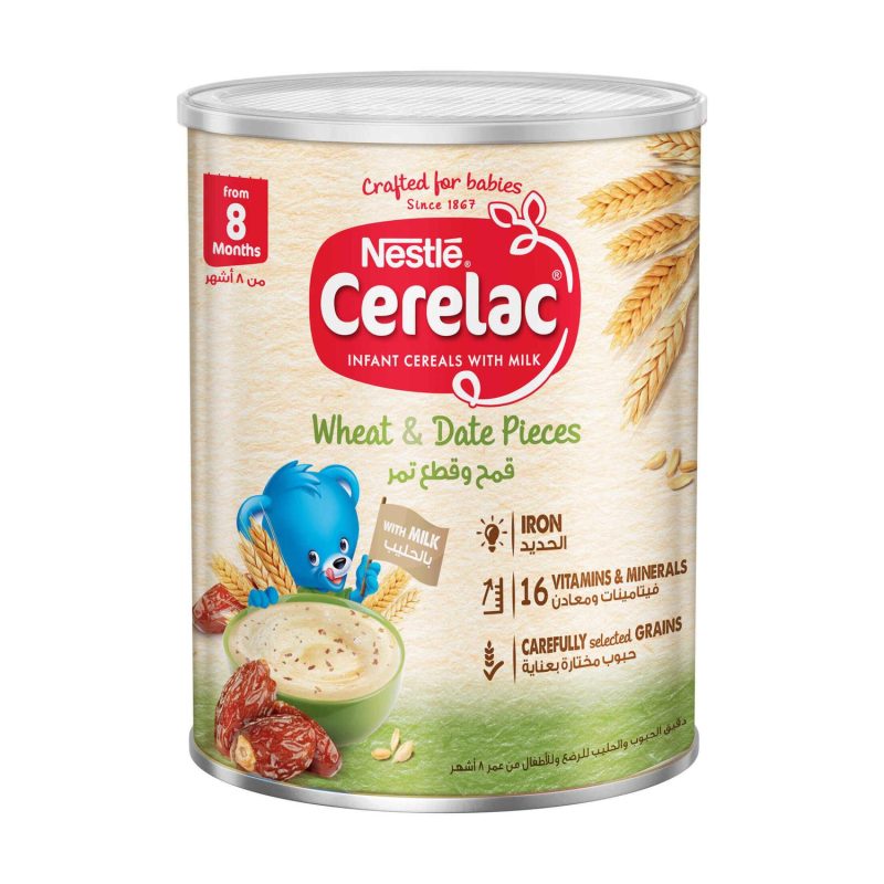 Cerelac Wheat And Date Pieces 400 Gm