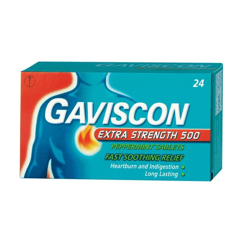 Gaviscon Extra Strength Peppermint Tablets 24's