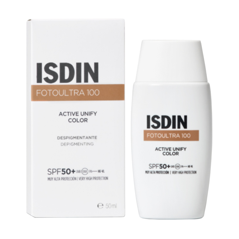 Isdin Foto Ultra 100 Active Sunscreen Unify Fusion Fluid with Color 50ml