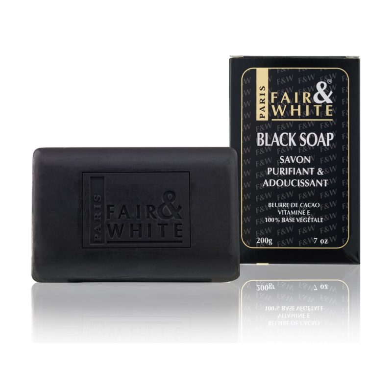 Fair & White Black Purifying Softening Soap 200g