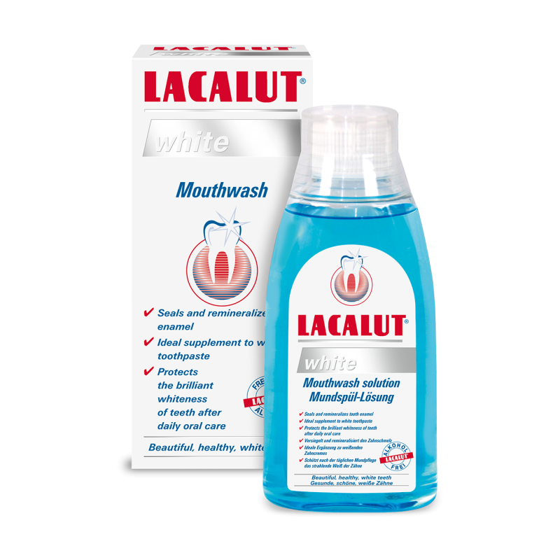 Lacalut White Mouthwash Solution 300ml