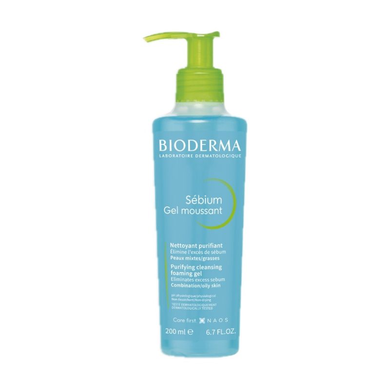 Bioderma Sebium Moussant Cleansing Foaming Gel 200ml